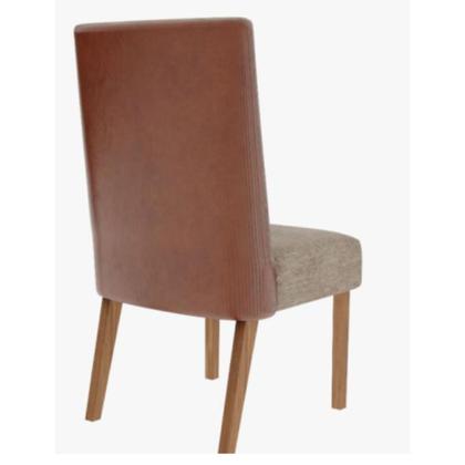 Imagem de Conjunto Mesa De Jantar Henn Adriana Tampo De Vidro Com 6 Cadeiras