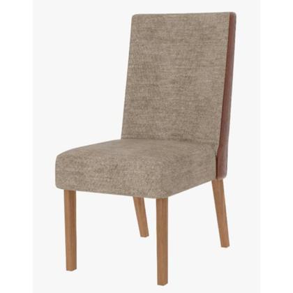 Imagem de Conjunto Mesa De Jantar Henn Adriana Tampo De Vidro Com 6 Cadeiras