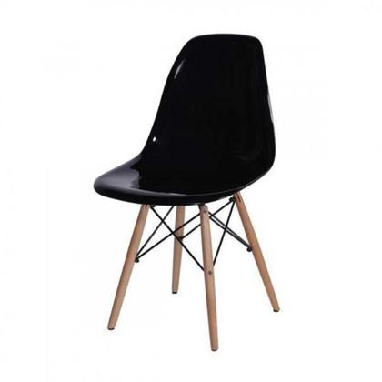 Imagem de Conjunto Mesa de Jantar Madeira Maciça Retangular com 6 Cadeiras Eames