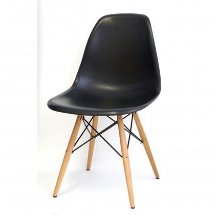 Imagem de Conjunto Mesa de Jantar Madeira Maciça Retangular com 6 Cadeiras Eames