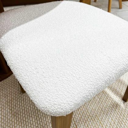 Imagem de Conjunto Mesa de Jantar MDF 1,15m + 4 Cadeiras em Tela