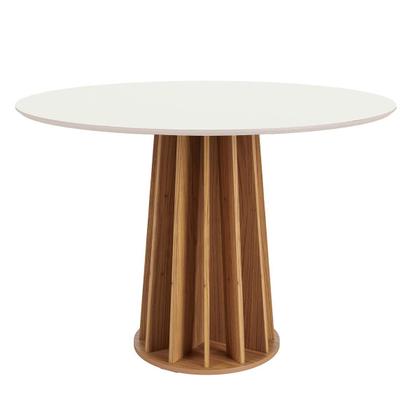 Imagem de Conjunto Mesa de Jantar MDF 1,15m + 4 Cadeiras em Tela
