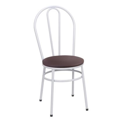 Imagem de Conjunto Mesa de Jantar Redonda 90cm com 4 Cadeiras Multimóveis CR50135