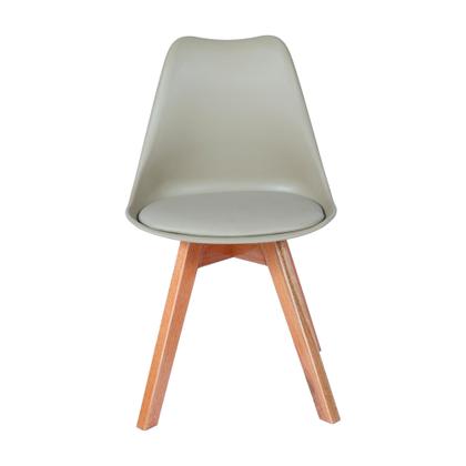 Imagem de Conjunto Mesa De Jantar Redonda Vertice Nozes Madeira Maciça 105cm com 4 Cadeiras Leda Design