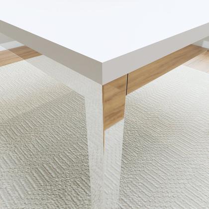 Imagem de Conjunto Mesa de Jantar Retangular 120cm X 85cm Smart com 4 Cadeiras Mono