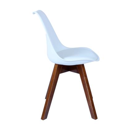 Imagem de Conjunto Mesa De Jantar Retangular 90cm X 160cm com 6 cadeiras Nozes Vertice