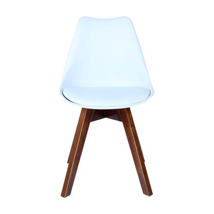 Imagem de Conjunto Mesa De Jantar Retangular 90cm X 160cm com 6 cadeiras Nozes Vertice