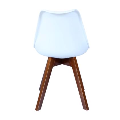 Imagem de Conjunto Mesa De Jantar Retangular 90cm X 160cm com 6 cadeiras Nozes Vertice