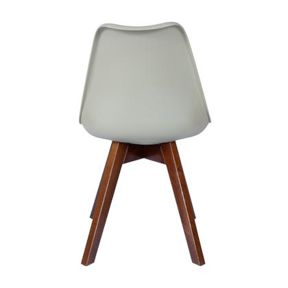 Imagem de Conjunto Mesa De Jantar Retangular 90cm X 160cm com 6 cadeiras Nozes Vertice