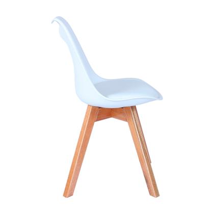 Imagem de Conjunto Mesa De Jantar Retangular Vertice 90cm x 160cm com 6 Cadeira Eames Wood Leda Design