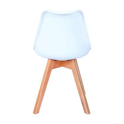 Imagem de Conjunto Mesa De Jantar Retangular Vertice 90cm x 160cm com 6 Cadeira Eames Wood Leda Design