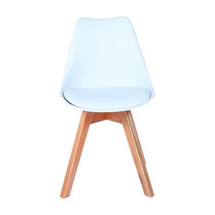 Imagem de Conjunto Mesa De Jantar Retangular Vertice 90cm x 160cm com 6 Cadeira Eames Wood Leda Design