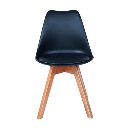 Imagem de Conjunto Mesa De Jantar Retangular Vertice 90cm x 160cm com 6 Cadeira Eames Wood Leda Design