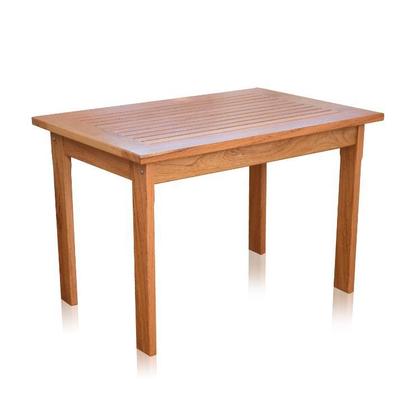 Imagem de Conjunto Mesa De Jantar Ripada 1,20m Com 4 Cadeiras Confort Em Madeira De Lei Maciça Sala de Jantar Cozinha