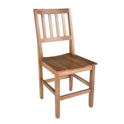 Imagem de Conjunto Mesa De Jantar Ripada 1,20m Com 4 Cadeiras Confort Em Madeira De Lei Maciça Sala de Jantar Cozinha