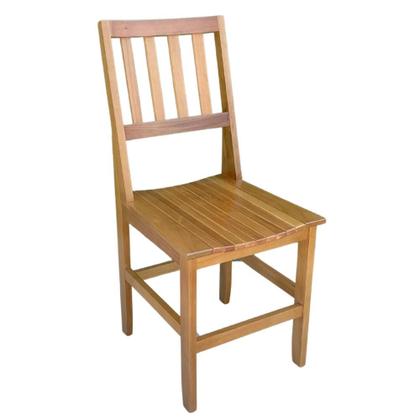 Conjunto Mesa De Jantar Ripada 1,20m Com 4 Cadeiras Confort Em Madeira De Lei Maciça - Vivá Móveis de Madeira Imagem de Conjunto Mesa De Jantar Ripada 1,20m Com 4 Cadeiras Confort Em Madeira De Lei Maciça