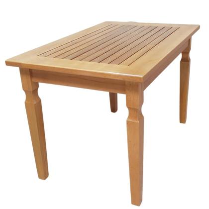 Conjunto Mesa De Jantar Ripada 1,20m Com 4 Cadeiras Confort Em Madeira De Lei Maciça - Vivá Móveis de Madeira Imagem de Conjunto Mesa De Jantar Ripada 1,20m Com 4 Cadeiras Confort Em Madeira De Lei Maciça