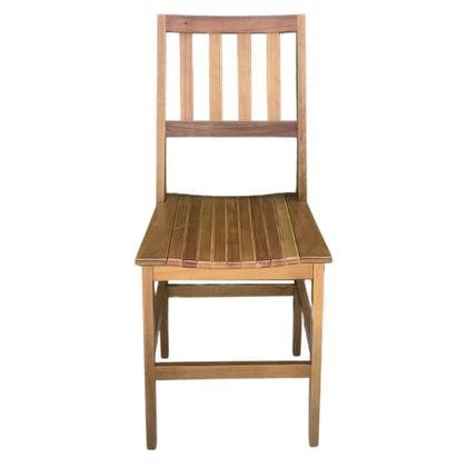 Conjunto Mesa De Jantar Ripada 1,20m Com 4 Cadeiras Confort Em Madeira De Lei Maciça - Vivá Móveis de Madeira Imagem de Conjunto Mesa De Jantar Ripada 1,20m Com 4 Cadeiras Confort Em Madeira De Lei Maciça