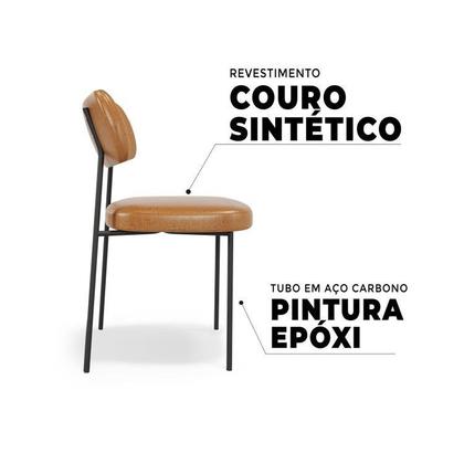Imagem de Conjunto Mesa de Jantar Rústica Madeira Maciça com 8 Cadeiras Mona