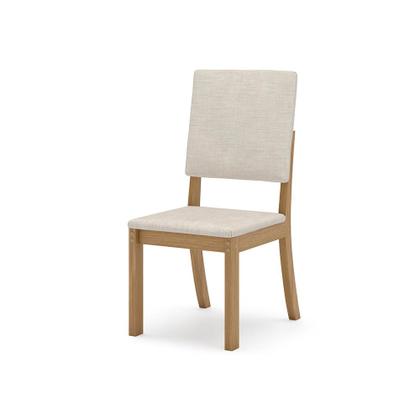 Imagem de Conjunto Mesa de Jantar Vértice com Vidro e 6 Cadeiras Milla Henn - Nature/Off White/Linho