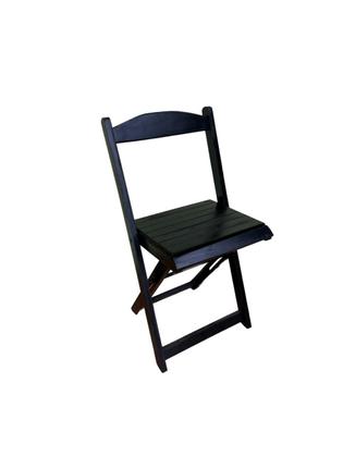 Imagem de Conjunto Mesa Dobrável Com 4 Cadeiras Preto