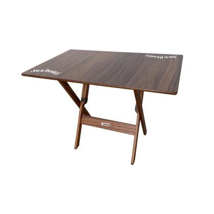 Conjunto Mesa Dobrável Madeira 110x70 com 6 Cadeiras Personalizada Jack Imbuia - Tarimatã - TARIMATA Imagem de Conjunto Mesa Dobrável Madeira 110x70 com 6 Cadeiras Personalizada Jack Imbuia - Tarimatã