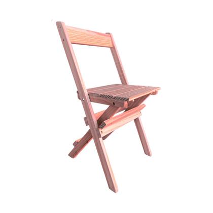 Imagem de Conjunto Mesa Dobrável para Bar e Lanchonetes 60x60cm com 2 Cadeiras em Madeira Maciça - Cru