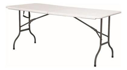 Imagem de Conjunto Mesa E 2 Bancos Dobráveis E Brancos 12 Lugares