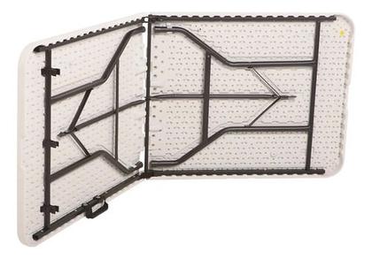 Imagem de Conjunto Mesa E 2 Bancos Dobráveis E Brancos 12 Lugares