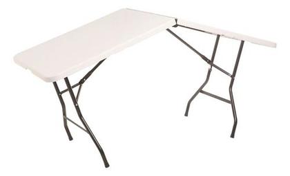 Imagem de Conjunto Mesa E 2 Bancos Dobráveis E Brancos 12 Lugares