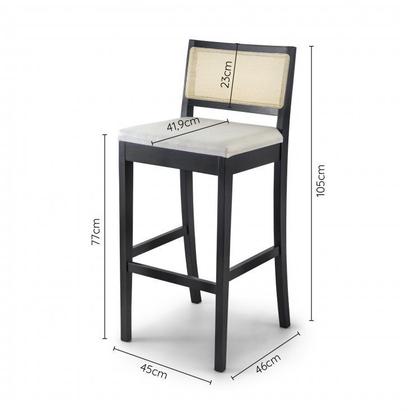 Imagem de Conjunto Mesa e 2 Banquetas Bistrô Tiê CabeCasa MadeiraOriginals