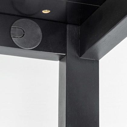 Imagem de Conjunto Mesa e 2 Banquetas Bistrô Tiê CabeCasa MadeiraOriginals