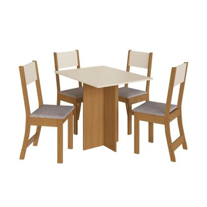 Imagem de Conjunto Mesa e 4 Cadeiras Talita Indekes