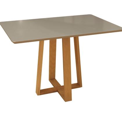 Imagem de Conjunto Mesa Elma com 4 Cadeiras Madeira Maciça