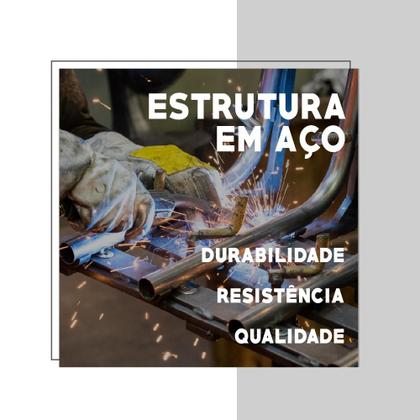 Imagem de Conjunto Mesa Extensível com 4 Banquetas Branco Carraro