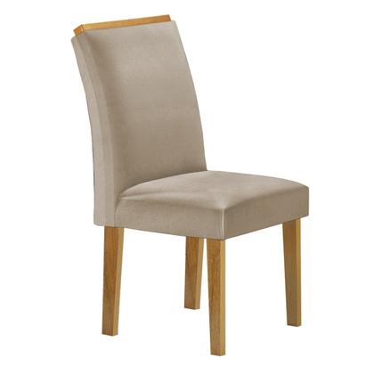 Imagem de Conjunto Mesa Isadora 120cmx90cm com 4 Cadeiras Luisa Tampo Smart Plus com Vidro