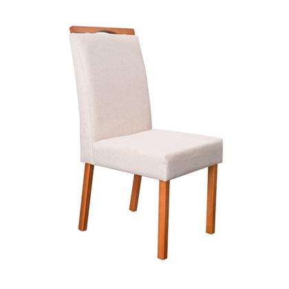 Imagem de Conjunto Mesa Itália com 4 Cadeiras Madeira Maciça e Estofada Bella Espresso Móveis