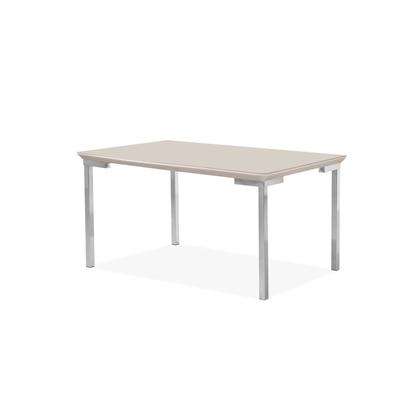 Imagem de Conjunto Mesa Iza 120x90cm Tampo MDF/Vidro 4 Cadeiras Natani
