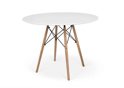 Imagem de Conjunto Mesa Jantar Eiffel 70cm Branca + 2 Cadeiras Charles Eames - Branca