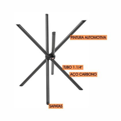 Imagem de Conjunto mesa jogo sala jantar ciplafe luna slim tampo vidro incolor 0,90m redondo com 4 cadeiras tubo craqueado preto assento estofado