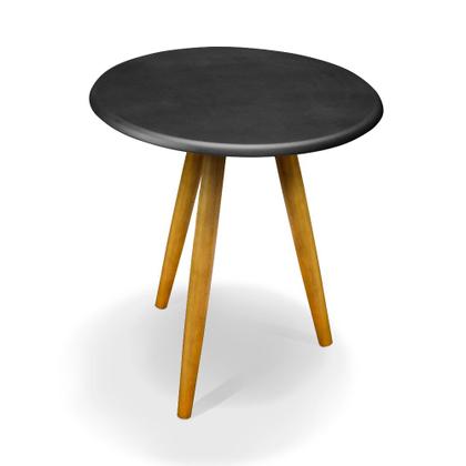 Imagem de Conjunto Mesa Lateral e Mesa de Centro Preto B04 - D'Rossi