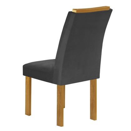 Imagem de Conjunto Mesa Lorena 160cm X 80cm com 6 Cadeiras Luisa Tampo Londres sem Vidro