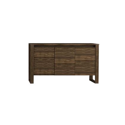 Imagem de Conjunto Mesa para Computador e Balcão 2 Portas para Escritório Nogal - FdECOR