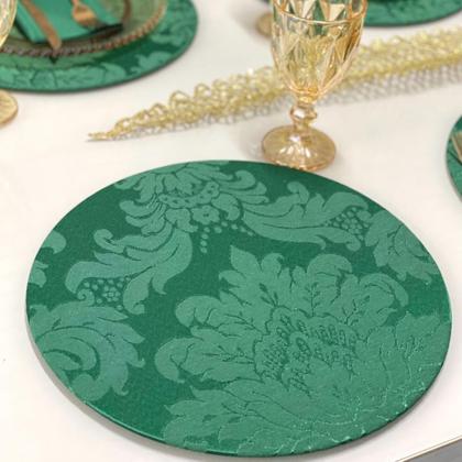 Imagem de Conjunto Mesa Posta Souplat Completo Medalhão Varias Cores Decorativo