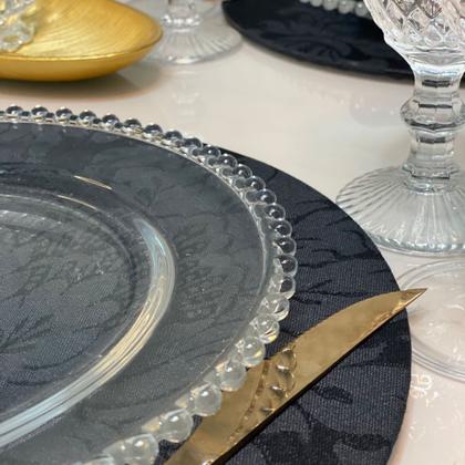 Imagem de Conjunto Mesa Posta Souplat Completo Medalhão Varias Cores Decorativo