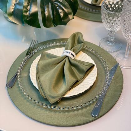 Imagem de Conjunto Mesa Posta Sousplat Completo LISO cor Solida