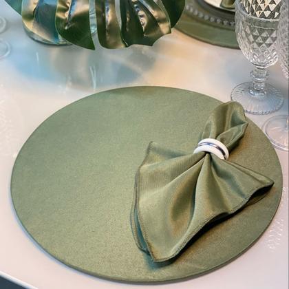 Imagem de Conjunto Mesa Posta Sousplat Completo LISO cor Solida