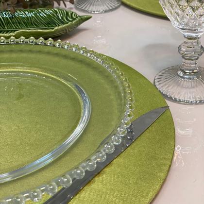 Imagem de Conjunto Mesa Posta Sousplat Completo LISO cor Solida