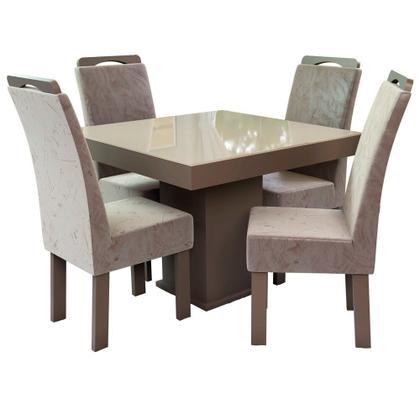 Imagem de Conjunto Mesa Quadrada New Nevada com 4 Cadeiras Talismã