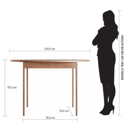 Imagem de Conjunto Mesa Redonda 4 Cadeiras Empilháveis e 2 Espreguiçadeiras Madeira Maciça Madeira